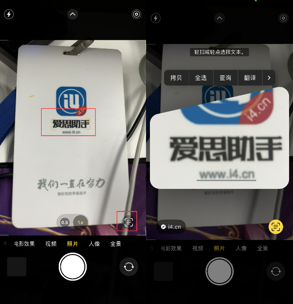 锦江苹果手机维修分享升级iOS 16后如何通过相机翻译文本 