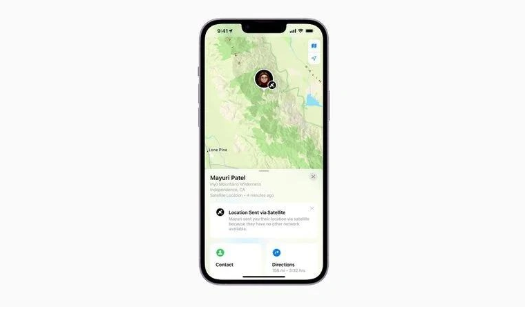 锦江苹果14维修分享iPhone14系列中 FindMy功能通过卫星分享位置方法教程 