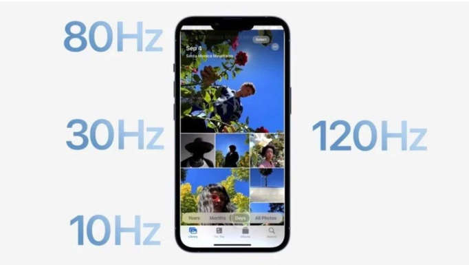 锦江苹果14维修分享iPhone 14有高刷吗 