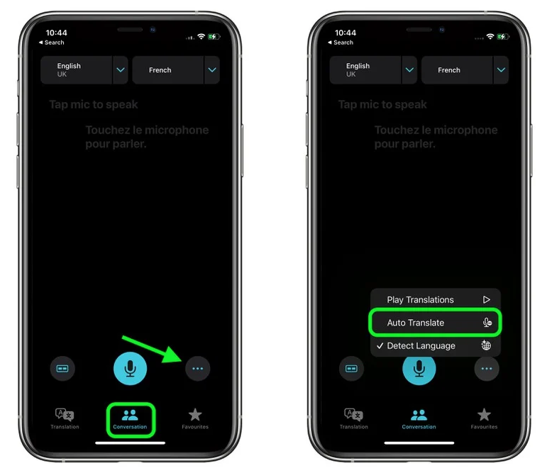 锦江苹果手机维修分享iOS 15 “翻译” App 新改进 