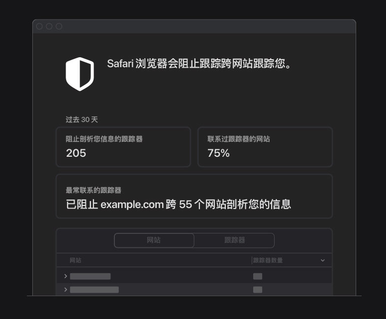 锦江苹果手机维修分享如何在 Safari 浏览器中查看和打开隐私报告 